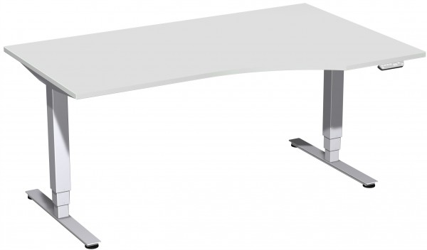 Premium elektrisch höhenverstellbarer Tisch Eckform rechts